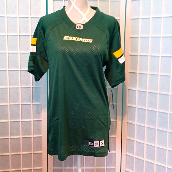 NEW! Edmonton Eskimos CFL Jersey si!e small 5341 - Picture 6 of 7